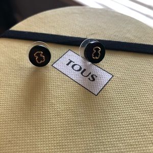 18k gold and black Tous Earrings